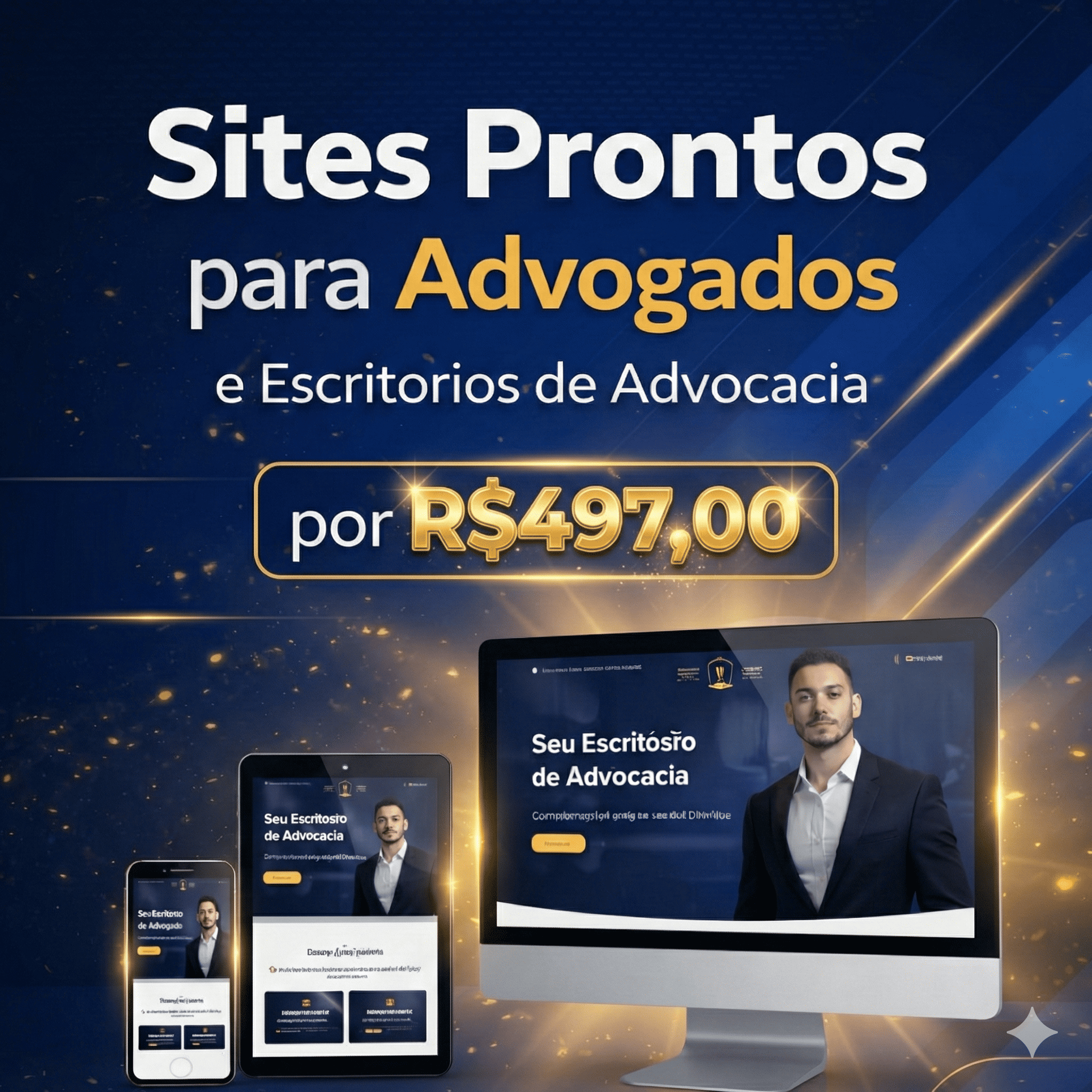 Site Jurídico Profissional – Pronto para Escritórios de Advocacia