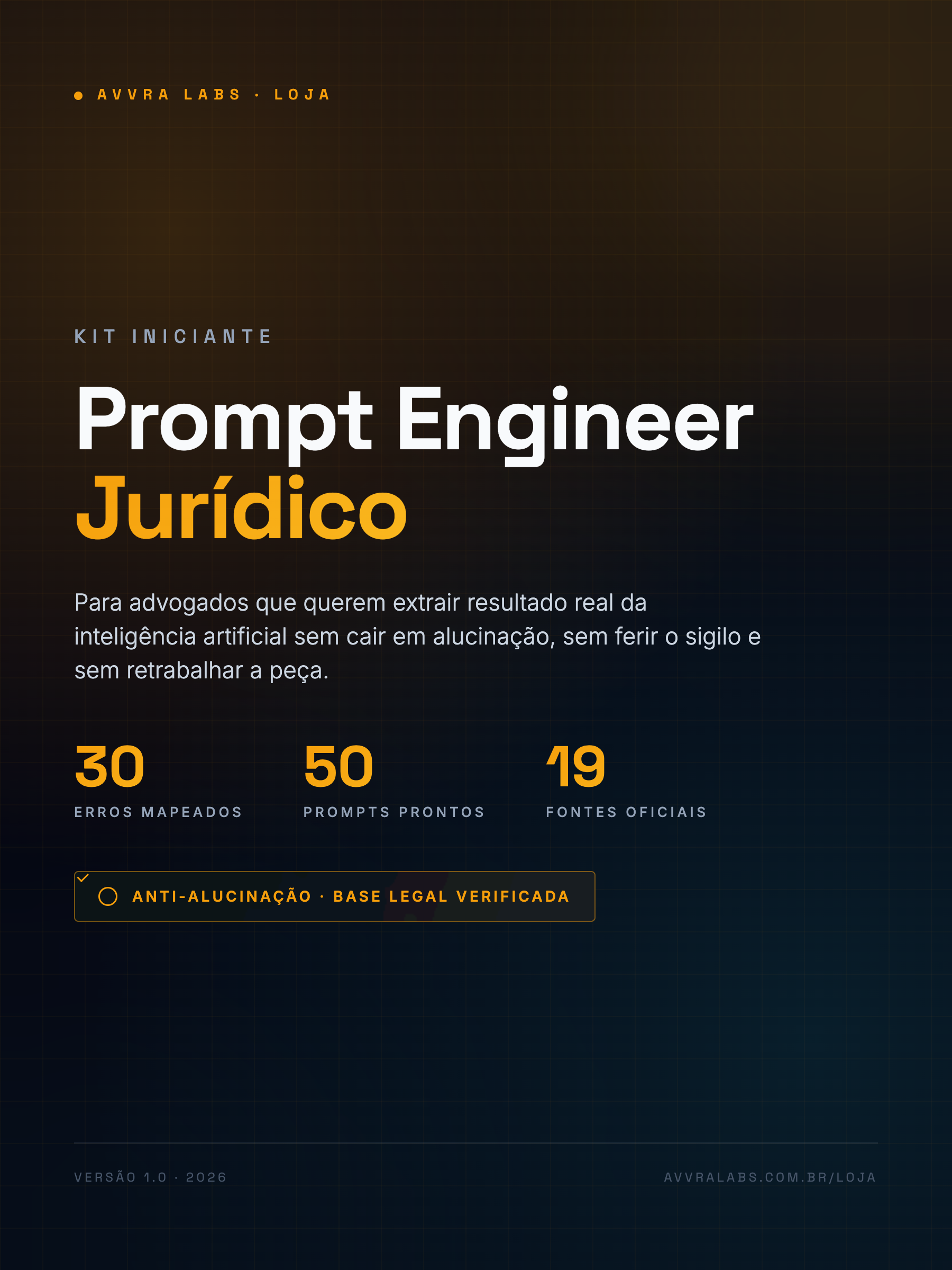 Kit Iniciante — Prompt Engineer Jurídico